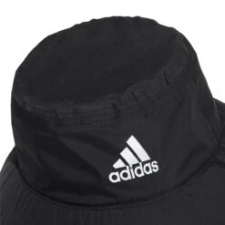 Adidas Golf Rain.RDY One Size Fits Most Bucket Hat 8 Adidas Golf Rain.RDY One Size Fits Most Bucket Hat -Golf Series Discount adihat blk 4388 zoom front black 07 23 85047.1689709642