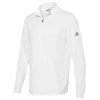 Adidas Golf A401 Lightweight Quarter-Zip Solid Pullover -Golf Series Discount adiow 2922 wht obq 10 23 60720.1696969202