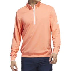 Adidas Golf Men's Lightweight 1/4-Zip Pullover -Golf Series Discount adiow 4757 cor front 08 23 34225.1693507165