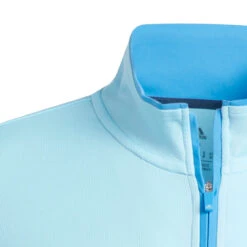 Adidas Golf Men's Lightweight 1/4-Zip Pullover -Golf Series Discount adiow 5446 bblu collar 05 23 50121.1693507165