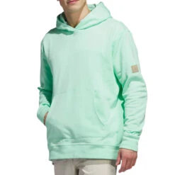 Adidas Golf Adicross Hooded Pullover Sweatshirt -Golf Series Discount adiow 5610 mint front 08 23 19540.1693521718