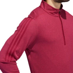 Adidas Golf Men's 3-Stripe Quarter-Zip Pullover Layering Piece -Golf Series Discount adiow 6149 burg armzoom 11 22 09169.1667604641