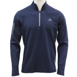 Adidas Golf Men's Classic 3-Stripe 1/4-Zip Midweight Performance Pullover 13 Adidas Golf Men's Classic 3-Stripe 1/4-Zip Midweight Performance Pullover -Golf Series Discount adiow classic navygray front 03 23 73621.1697313453