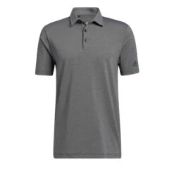Adidas Ultimate 365 Solid Heather Polo Shirt -Golf Series Discount adipolo 0089 blkmelange front 06 23 31565.1697157567