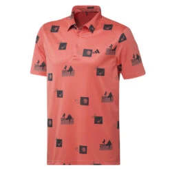 Adidas Golf Men's Allover-Print Polo Shirt -Golf Series Discount adipolo 8001 col front 08 23 69478.1696925839