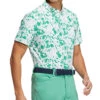 Adidas Golf AEROREADY Play Green Graphic Polo Shirt -Golf Series Discount adipolo 9054 whtgrn obq 08 23 68653.1692985765