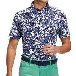 Adidas Golf AEROREADY Play Green Graphic Polo Shirt 11 Adidas Golf AEROREADY Play Green Graphic Polo Shirt -Golf Series Discount adipolo 9055 nvywht obq 08 23 69589.1692985767