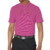 Adidas Men's Ottoman Striped Polo Golf Shirt -Golf Series Discount adipolo 9073 fus front 07 23 25892.1697143077