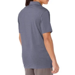 Adidas Ultimate 365 Solid Heather Polo Shirt -Golf Series Discount adipolo 9077 nvy backobq 06 23 06597.1697157567