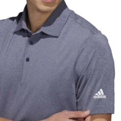 Adidas Ultimate 365 Solid Heather Polo Shirt -Golf Series Discount adipolo 9077 nvy logo 06 23 23679.1697157567