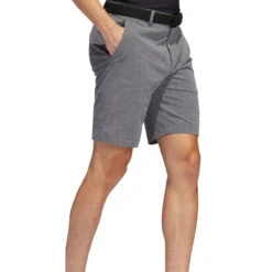 Adidas Golf Men's Crosshatch Shorts -Golf Series Discount adishort 1462 blkwht obqwalk 03 23 27565.1697487200