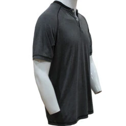 Antigua Element Henley Polo Golf Shirt 10 Antigua Element Henley Polo Golf Shirt -Golf Series Discount anthen 691477 black obq 05 23 97121.1697414772
