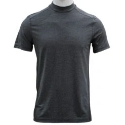 Antigua Golf Anywhere Mock Neck Polo Shirt -Golf Series Discount antmock 699477 blk front 05 23 38397.1697458214