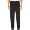 Ben Hogan Men's Performance Pleated Stretch Waist Golf Pant -Golf Series Discount bhpltedpant blk front 4 22 43021.1691188722