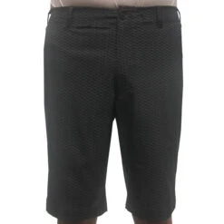 Ben Hogan Performance Flat Front Golf Shorts -Golf Series Discount bhshort blkgrn front 6 22 40614.1697430092