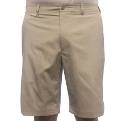 Ben Hogan Performance Flat Front Golf Shorts -Golf Series Discount bhshort hthrkhk front 6 22 83375.1697430092
