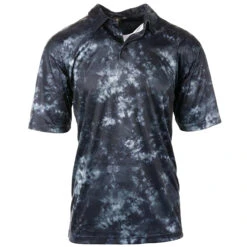 Burnside Tie Dye Performance Polo Golf Shirt -Golf Series Discount burpolo 0101 nvytyedye front 5 22 81340.1697501540