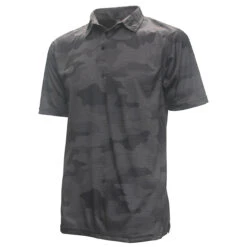 Burnside Camo Performance Polo Golf Shirt