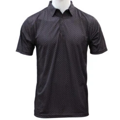 Burnside Men's Dot Performance Polo Golf Shirt