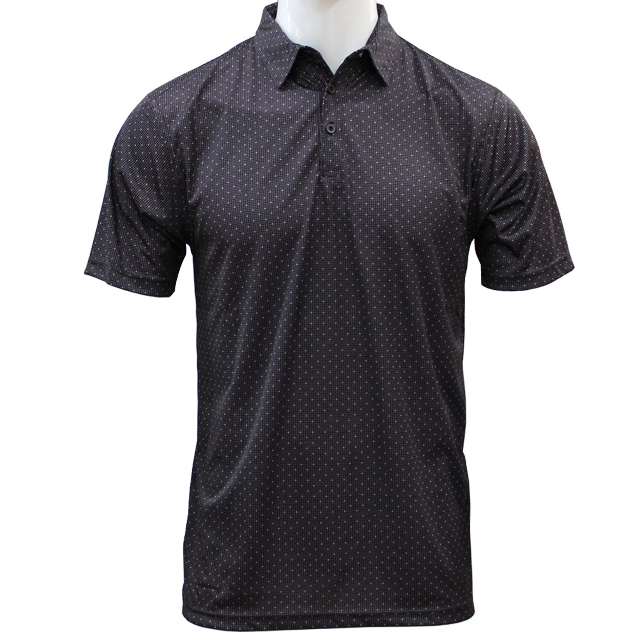 Burnside Men's Dot Performance Polo Golf Shirt 3 Burnside Men's Dot Performance Polo Golf Shirt