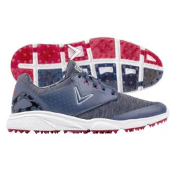 Callaway Men's Coronado V2 Spikeless Waterproof Golf Shoe -Golf Series Discount calcorov2sl 401 nvy sidesole 01 23 08247.1694651895