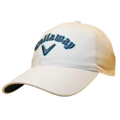 Callaway Golf Heritage Twill Adjustable Hat -Golf Series Discount calhat wht 0589 front 12 22 83897.1695622389