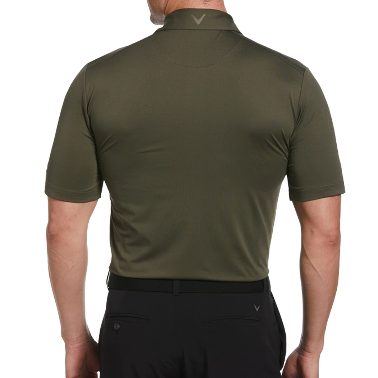 Callaway Golf Men's Micro Hex Solid Polo Shirt 4 Callaway Golf Men's Micro Hex Solid Polo Shirt - Image 2