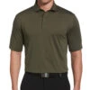 Callaway Golf Men's Micro Hex Solid Polo Shirt -Golf Series Discount calpolo 02383 blklichen front 02 23 83973.1677630310