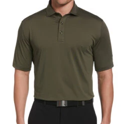 Callaway Golf Men's Micro Hex Solid Polo Shirt