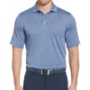 Callaway Swing Tech Heather Jacquard Polo Golf Shirt