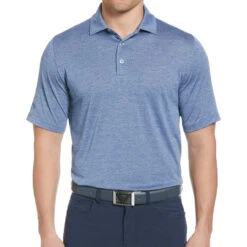Callaway Swing Tech Heather Jacquard Polo Golf Shirt