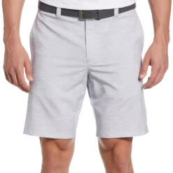 Callaway Golf Men's Performance Horizontal Herringbone Active Waist Shorts -Golf Series Discount calshort 0s3 wht front 09 23 76599.1697284412