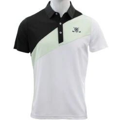 Chuco Golf Slanted Stripe Polo Shirt -Golf Series Discount chucopolo tonmint front 04 23 40913.1680649222