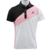 Chuco Golf Slanted Stripe Polo Shirt -Golf Series Discount chucopolo tonpnk front 04 23 95296.1680649221