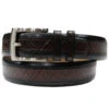 Danbury Golf Reptile Texture 2-Tone Genuine Leather Belt 1 Danbury Golf Reptile Texture 2-Tone Genuine Leather Belt -Golf Series Discount dgbelt 2805500 blkbrn front 06 2320 45100.1686943019