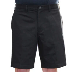 Dockers Men's Solid Flat Front Golf Shorts **Closeout** -Golf Series Discount dockshort blk front 04 23 51227.1697472731