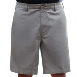 Dockers Men's Solid Flat Front Golf Shorts **Closeout** -Golf Series Discount dockshort gry front 04 23 66344.1697472731