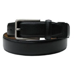 Greg Norman Stretch Fit Genuine Leather Textured Belt **Closeout**