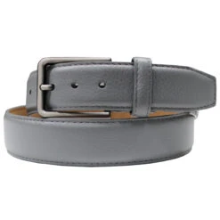 Greg Norman Stretch Fit Genuine Leather Textured Belt **Closeout** -Golf Series Discount gnbelt 6710500 wblu front 06 23 92888.1686943047