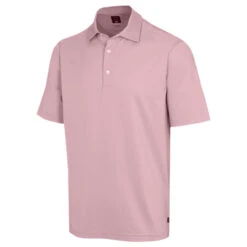 Greg Norman Men's Stretch Sky ML75 Solid Polo Golf Shirt ** Closeout** -Golf Series Discount gnpolo 508 aqph front1 08 23 01705.1697070633