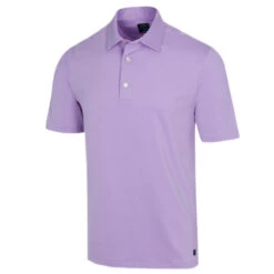 Greg Norman Men's Stretch Sky ML75 Solid Polo Golf Shirt ** Closeout** -Golf Series Discount gnpolo 508 llbh front 08 23 74010.1697070633
