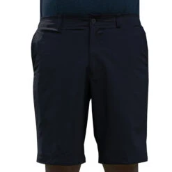 Grand Slam Men's Motionflow 360 Active Waistband Shorts -Golf Series Discount gslamshort blk front 06 23 37773.1697215848