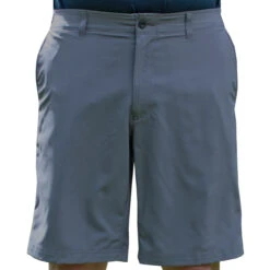 Grand Slam Men's Motionflow 360 Active Waistband Shorts -Golf Series Discount gslamshort gry front 06 23 25170.1697215848