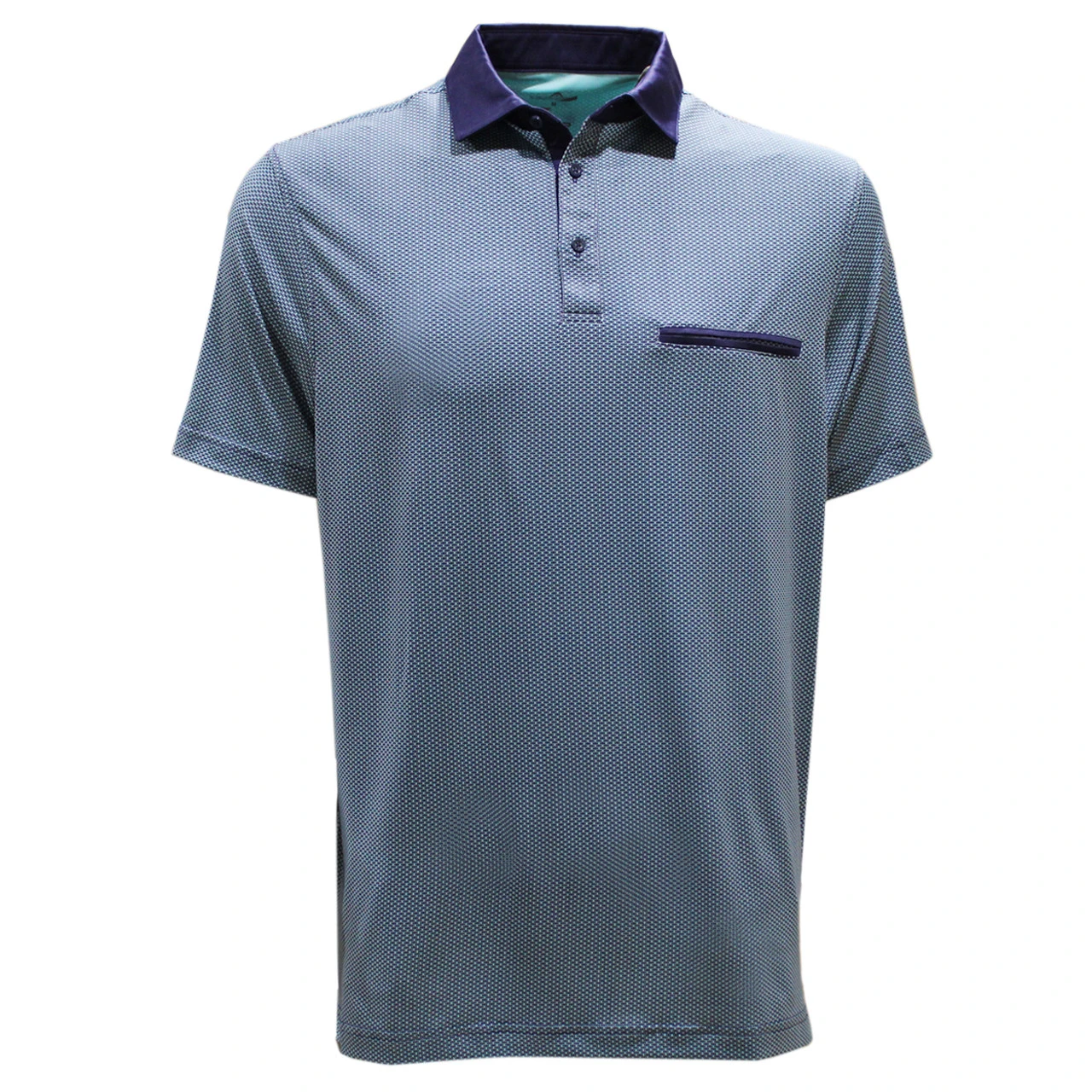 Head Men's Hex Pattern Print Polo Golf Shirt 7 Head Men's Hex Pattern Print Polo Golf Shirt - Image 5