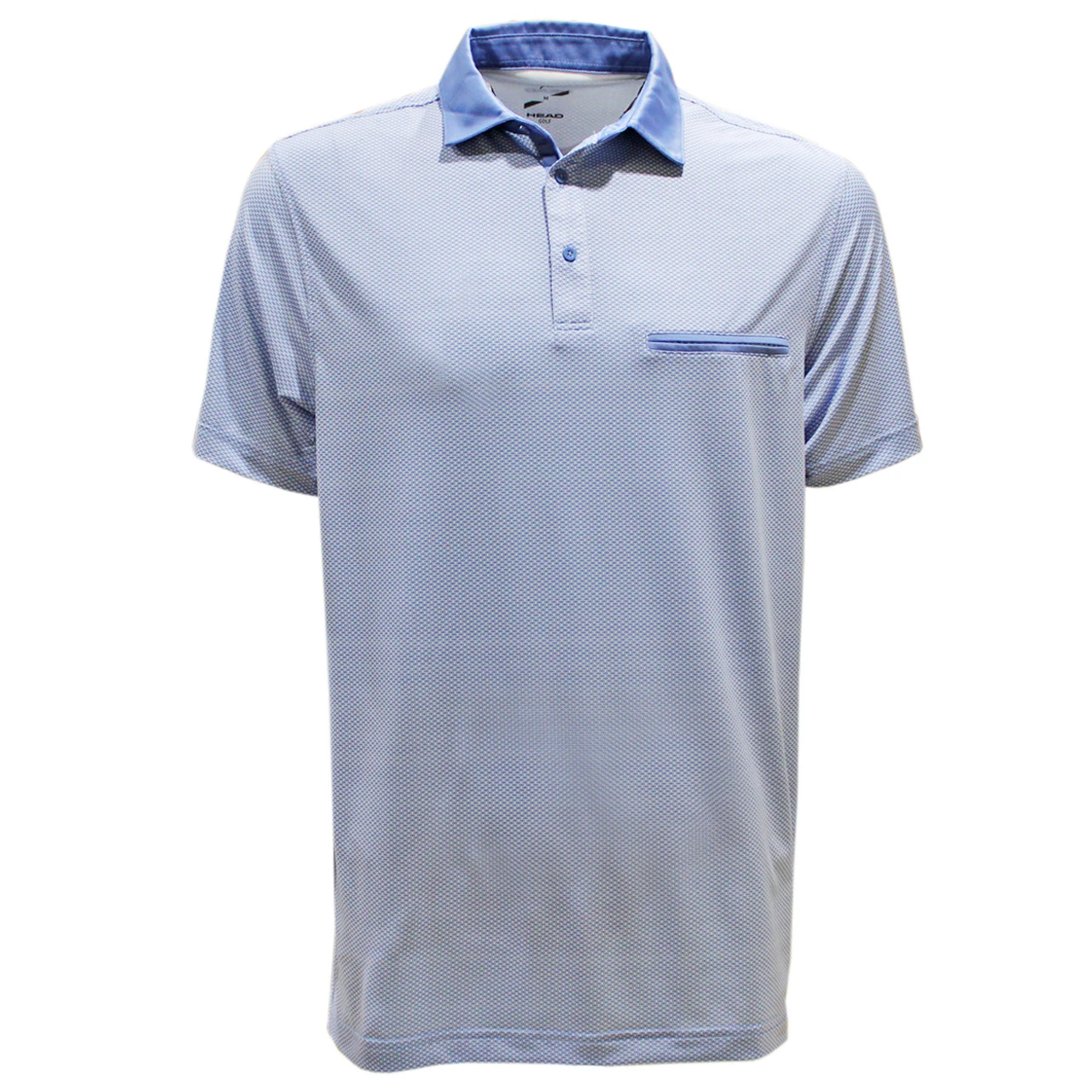 Head Men's Hex Pattern Print Polo Golf Shirt 9 Head Men's Hex Pattern Print Polo Golf Shirt - Image 7