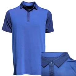 Head Men's Two-Tone Dot Print Polo Golf Shirt -Golf Series Discount headpolo 10171 galxy evening frontzoom 08 2320copy 18130.1697443606