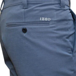 IZOD Golf Men's Straight Fit 9" Flat Front Performance Shorts -Golf Series Discount izshort 1979 slblu izod 07 23 02855.1697299085
