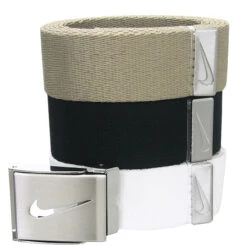 Nike 3-in-1 Web Belt, One Size Fits Most 20 Nike 3-in-1 Web Belt, One Size Fits Most -Golf Series Discount nik3packblt 036 bkwttn 1215 13536.1697501532