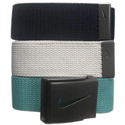 Nike 3-in-1 Web Belt, One Size Fits Most 29 Nike 3-in-1 Web Belt, One Size Fits Most -Golf Series Discount nik3packblt 958 whttl 8 22 42270.1697501533