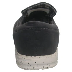 Norty Men's Chukka Slip On Canvas Boat Shoe -Golf Series Discount nortychukka 15659 blk heel 3 22 08720.1697501636